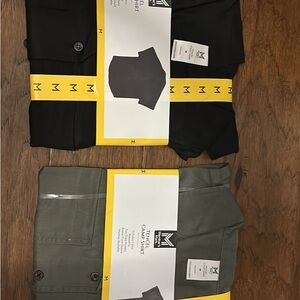 Women’s Member’s Mark Brand Black and Gray Button Down Shirts Bundle